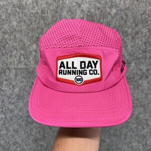All Day Running Co Hat Pink Small Mesh 5 Pannel All‎ in All Day Adjustable